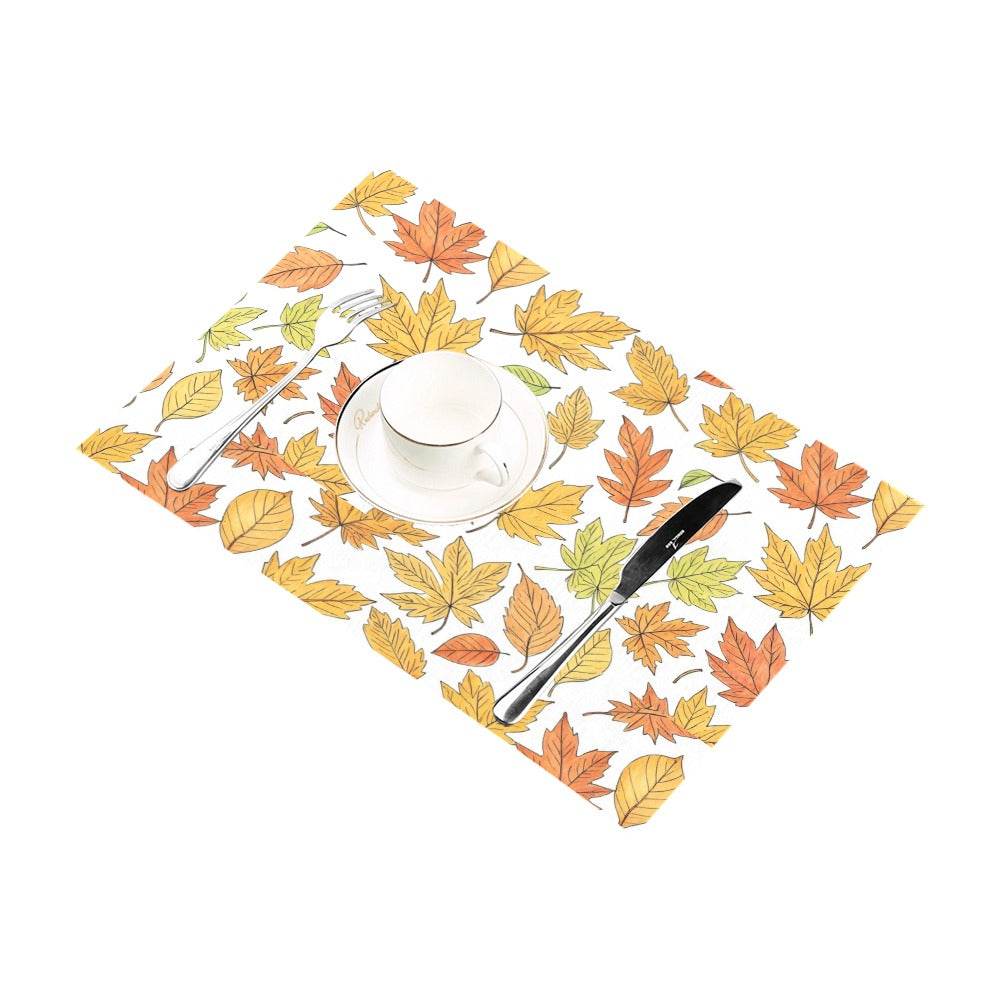 Autumn Table Placemat (set of 6) Placemats 12" x 18" (Set of 6) DeRose Seasonal