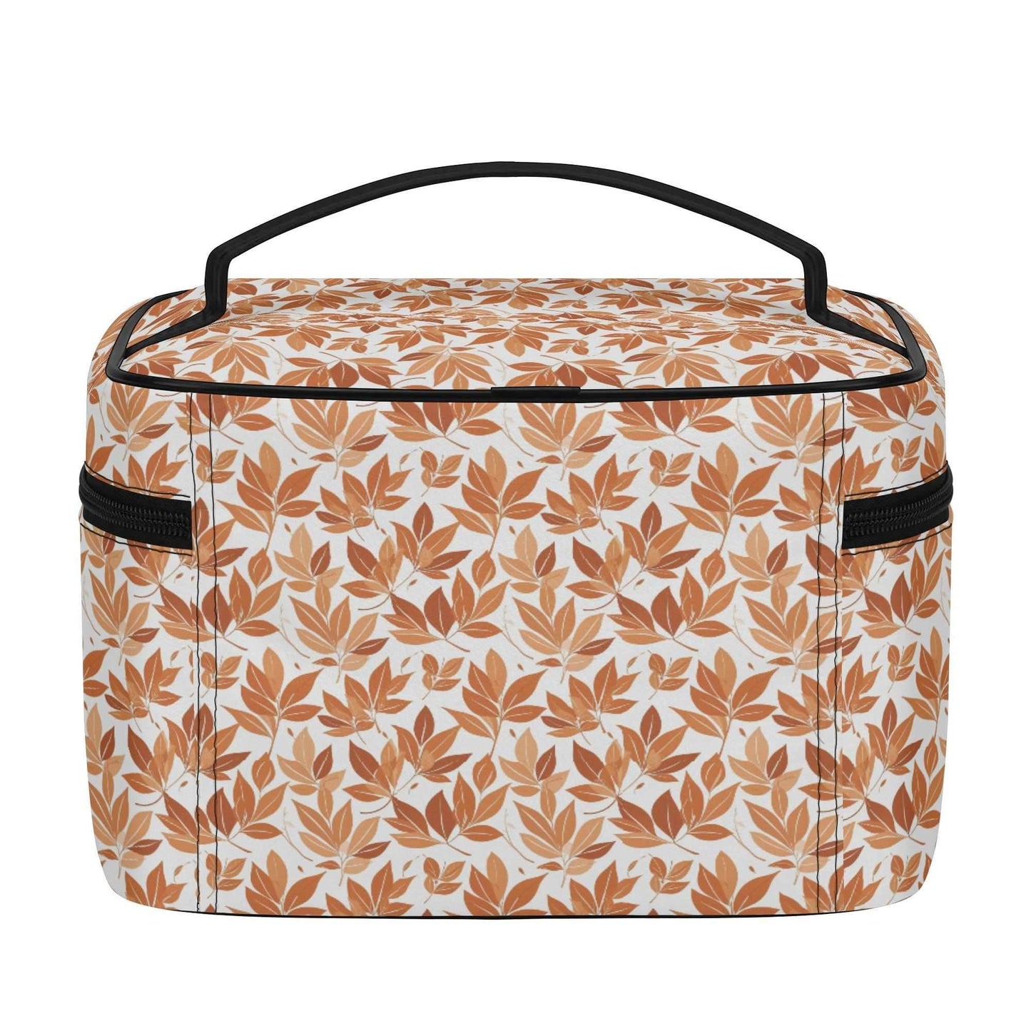 Autumn leaves Leather Cosmetic Bag - DeRose Seasonal
