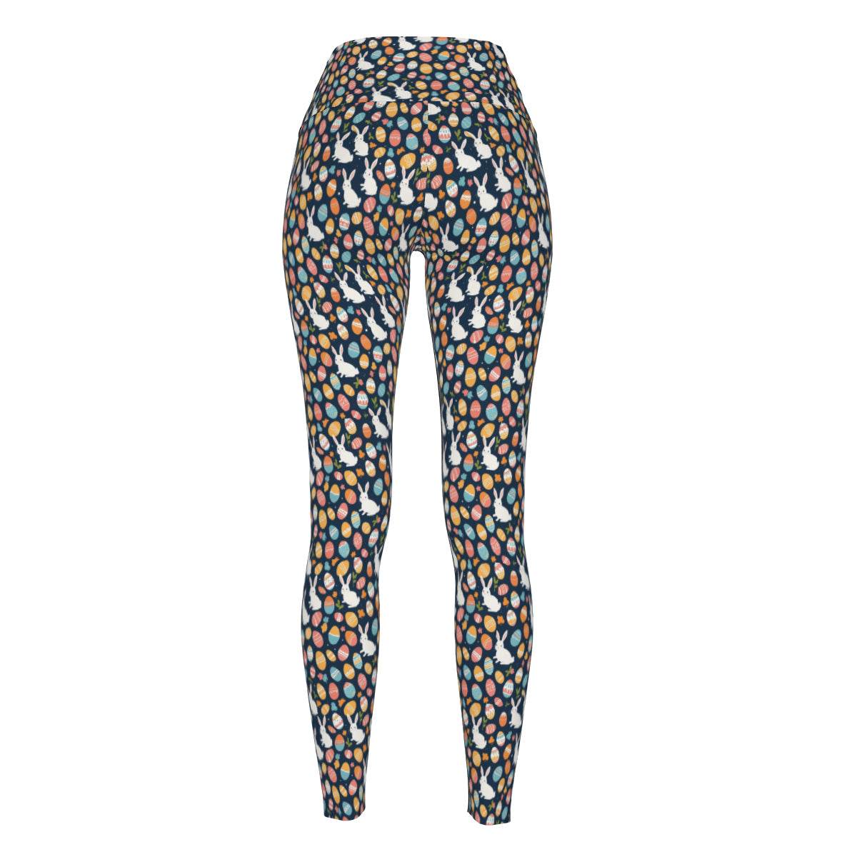 Bunny Eggs Women's Polyester Yoga pants Leggings - DeRose Seasonal