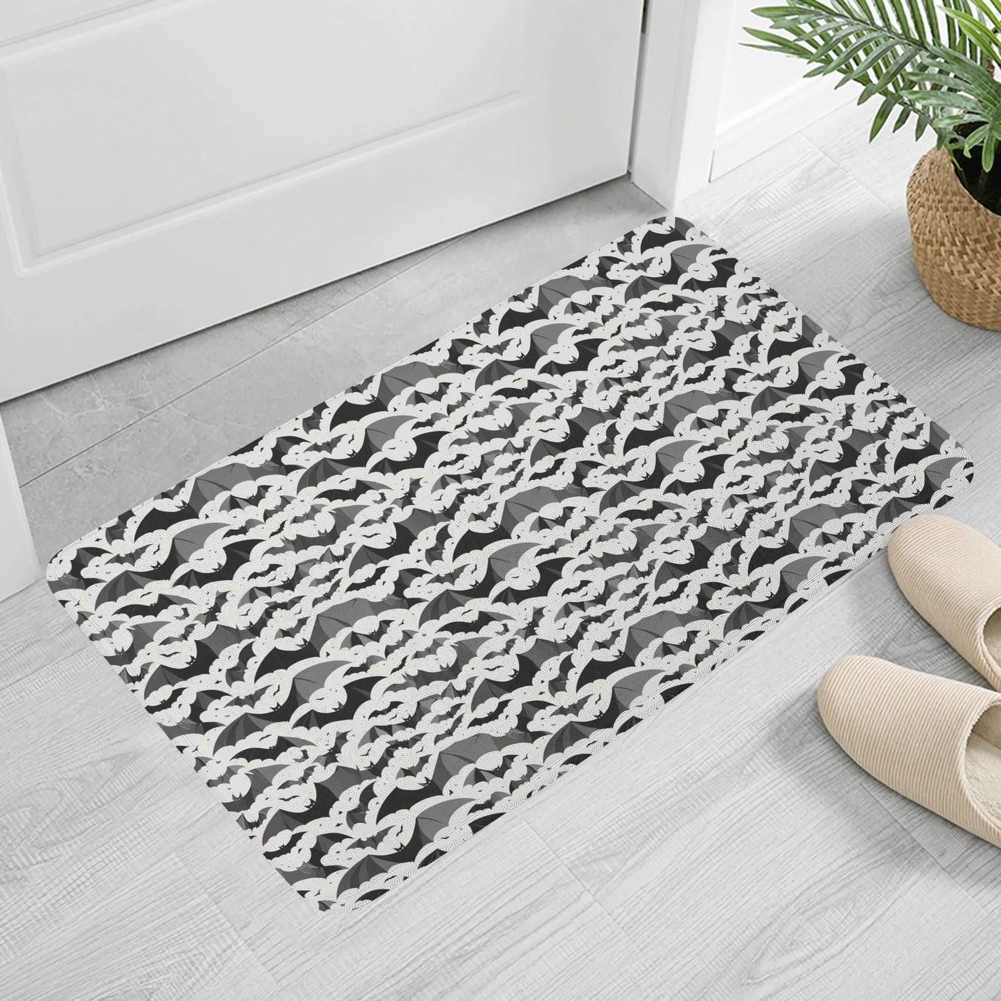 Bats Plush Indoor Doormat - DeRose Seasonal
