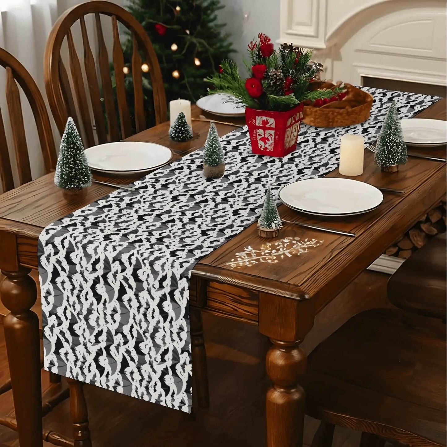 Bats Polyester Table Runner - DeRose Seasonal