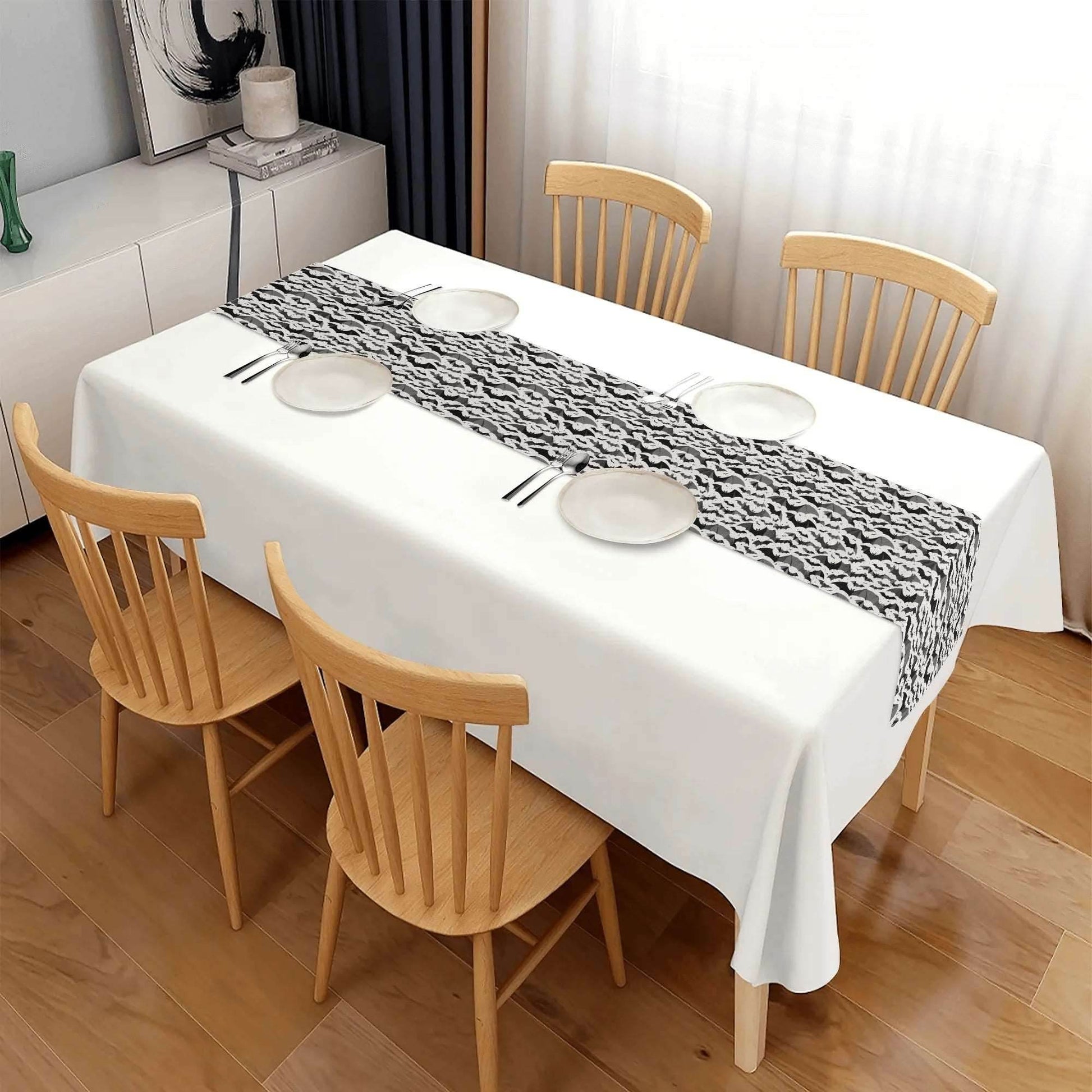 Bats Polyester Table Runner - DeRose Seasonal