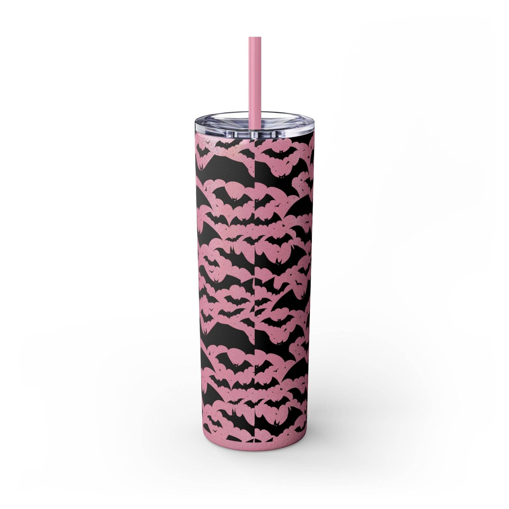 Halloween Bats Skinny 20oz Tumbler with Straw - DeRose Seasonal