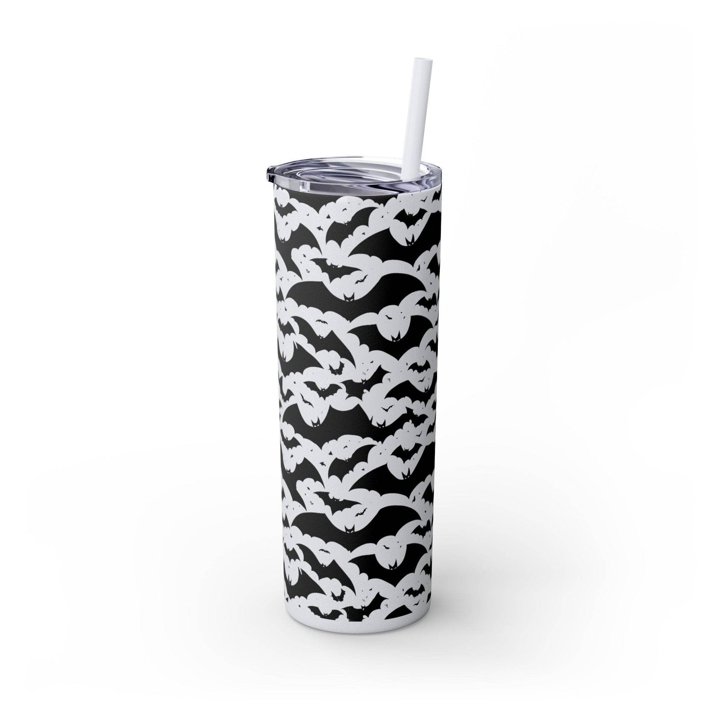 Halloween Bats Skinny 20oz Tumbler with Straw - DeRose Seasonal