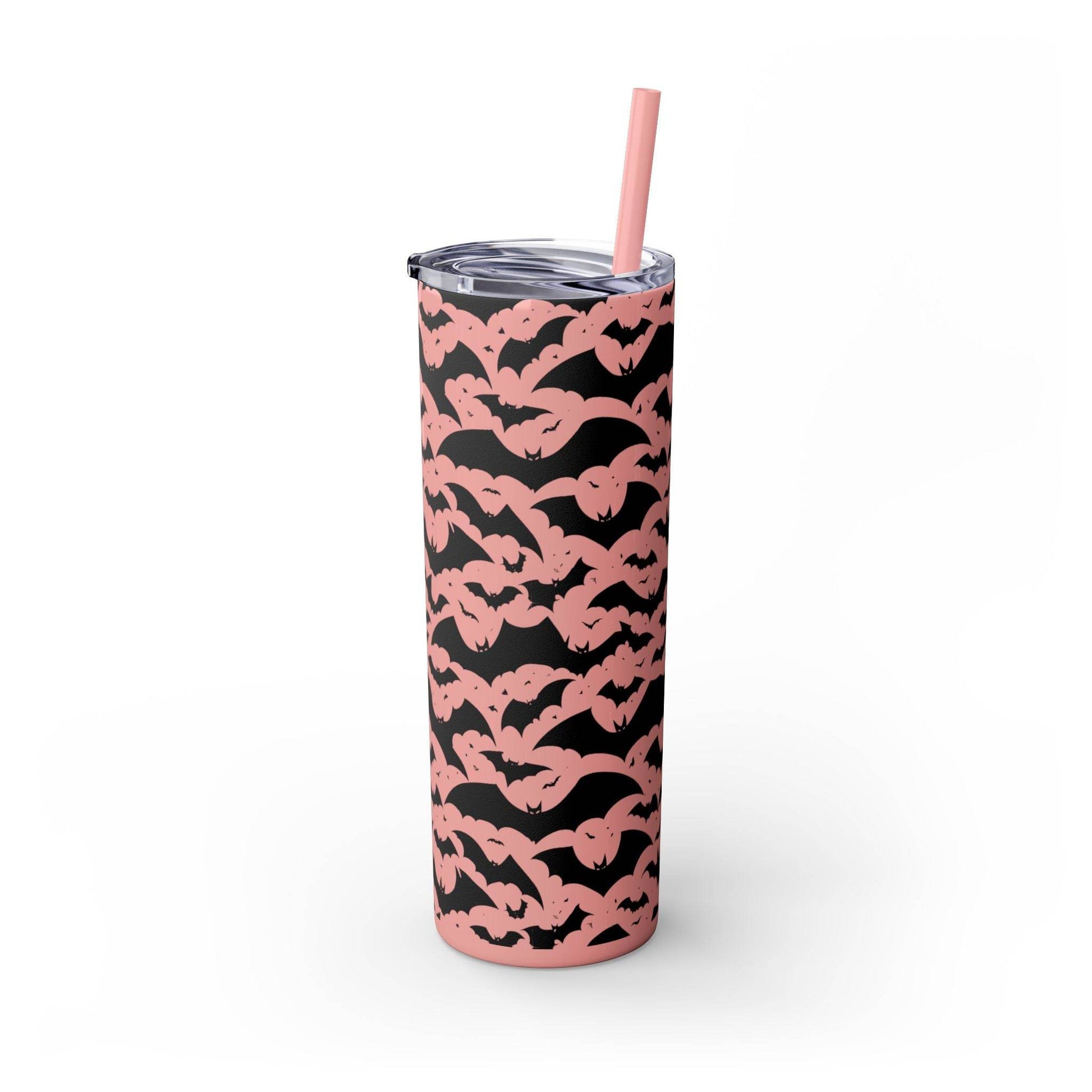 Halloween Bats Skinny 20oz Tumbler with Straw - DeRose Seasonal