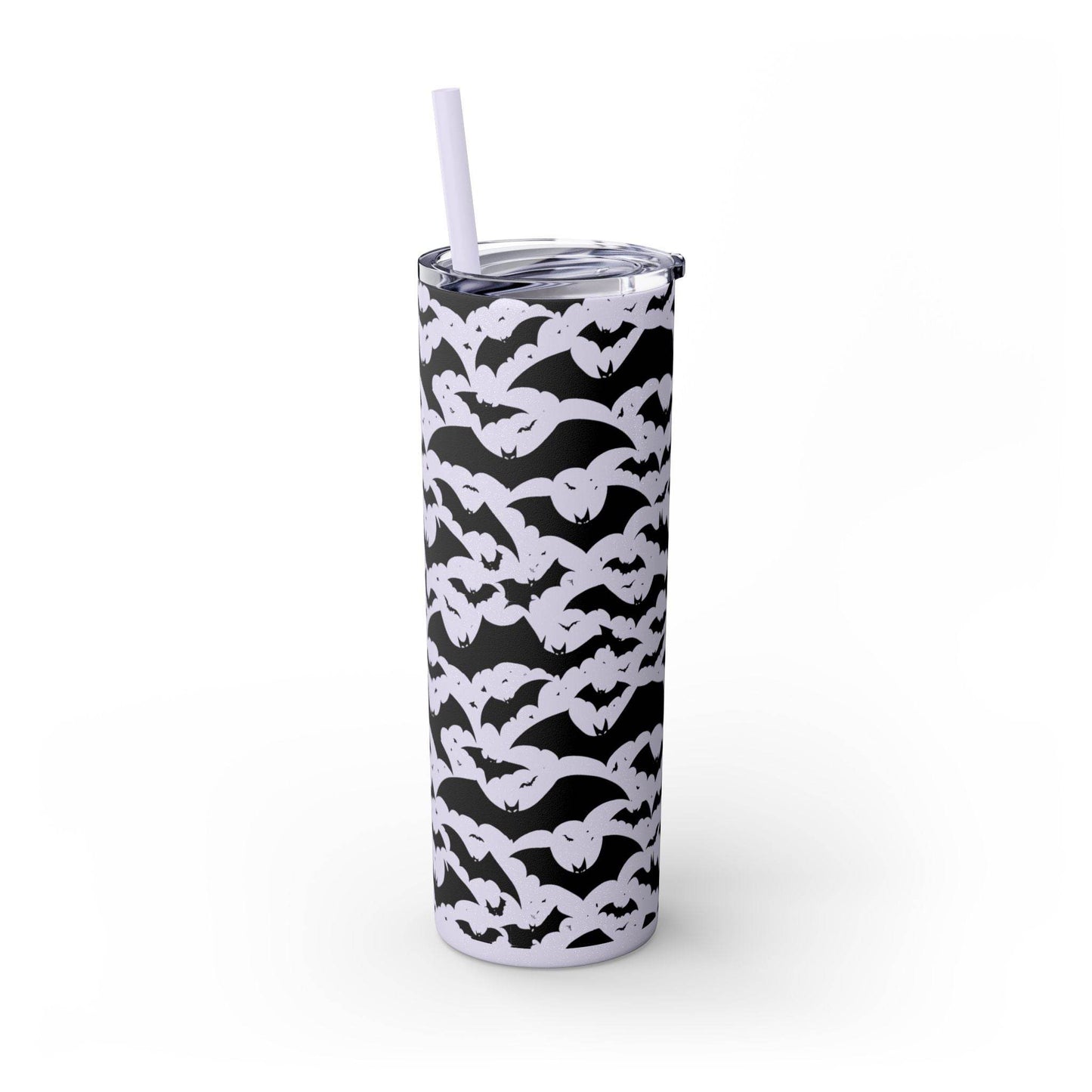 Halloween Bats Skinny 20oz Tumbler with Straw - DeRose Seasonal