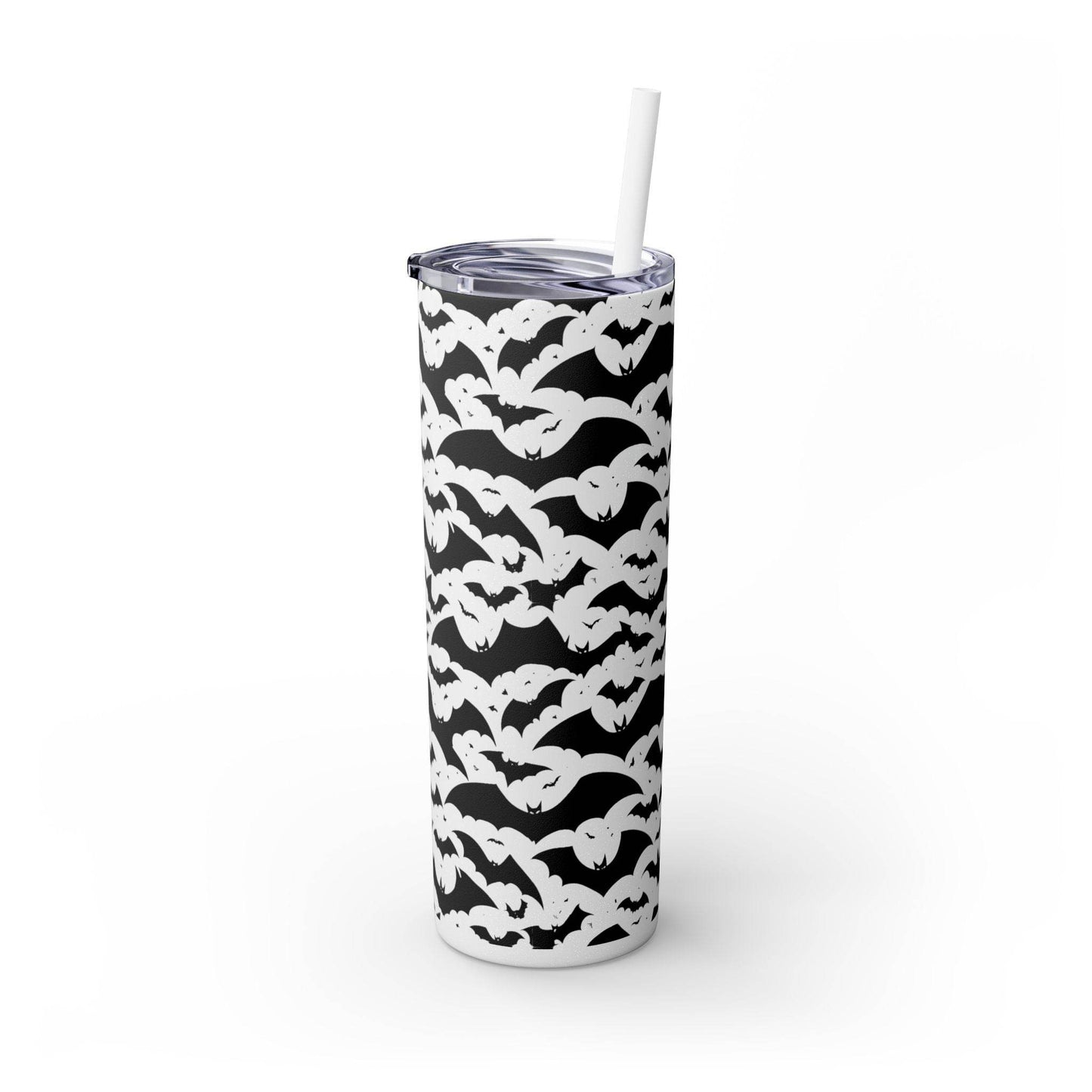 Halloween Bats Skinny 20oz Tumbler with Straw - DeRose Seasonal