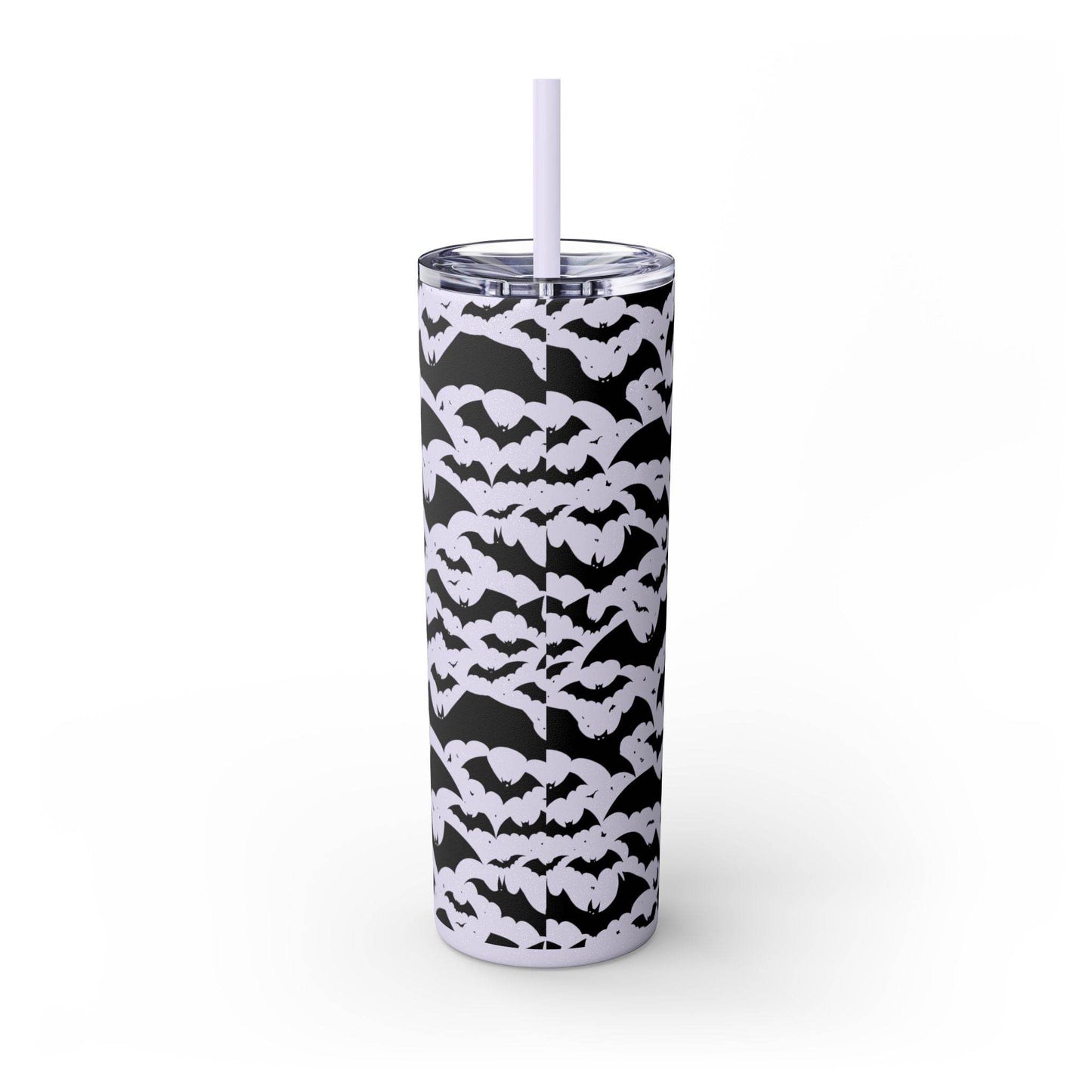 Halloween Bats Skinny 20oz Tumbler with Straw - DeRose Seasonal