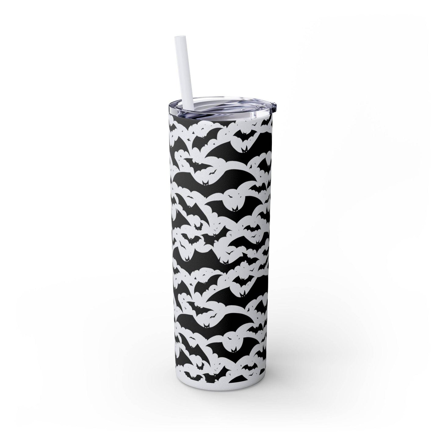 Halloween Bats Skinny 20oz Tumbler with Straw - DeRose Seasonal