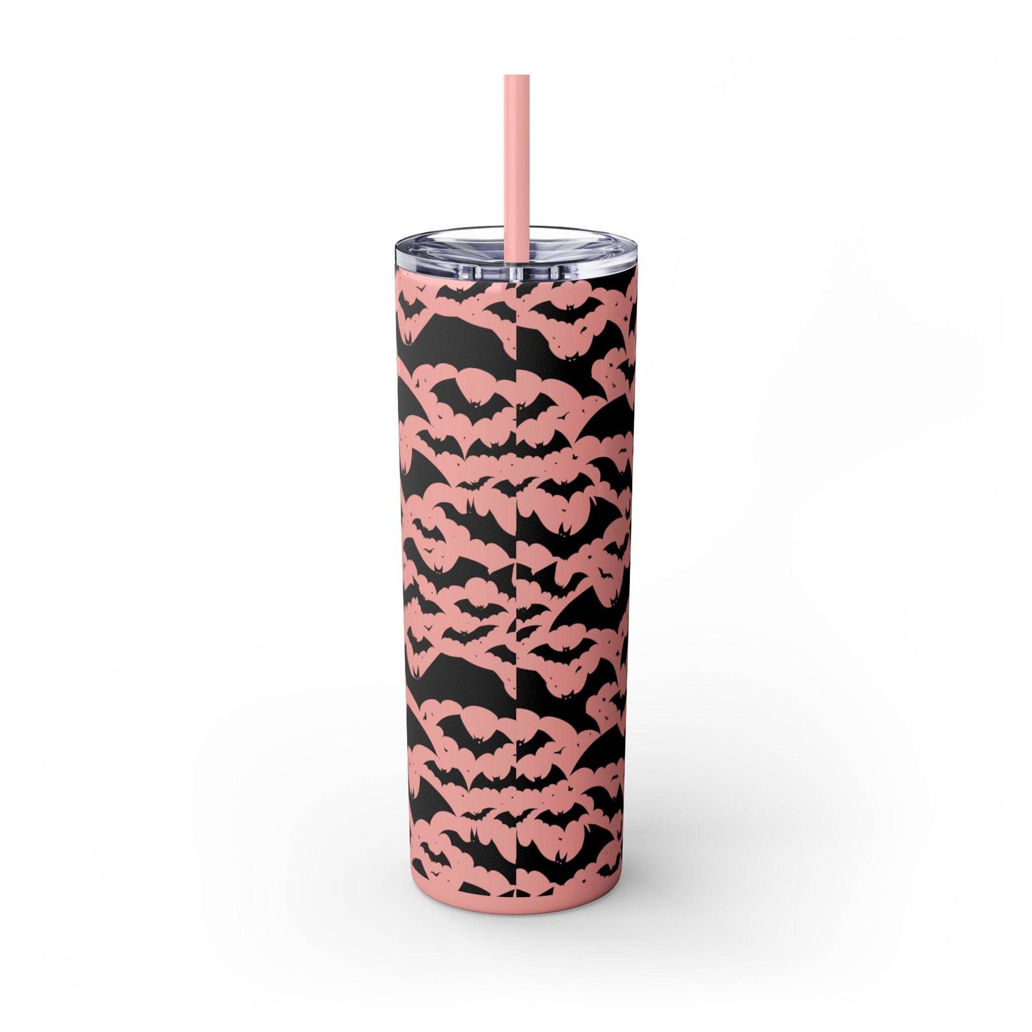 Halloween Bats Skinny 20oz Tumbler with Straw - DeRose Seasonal