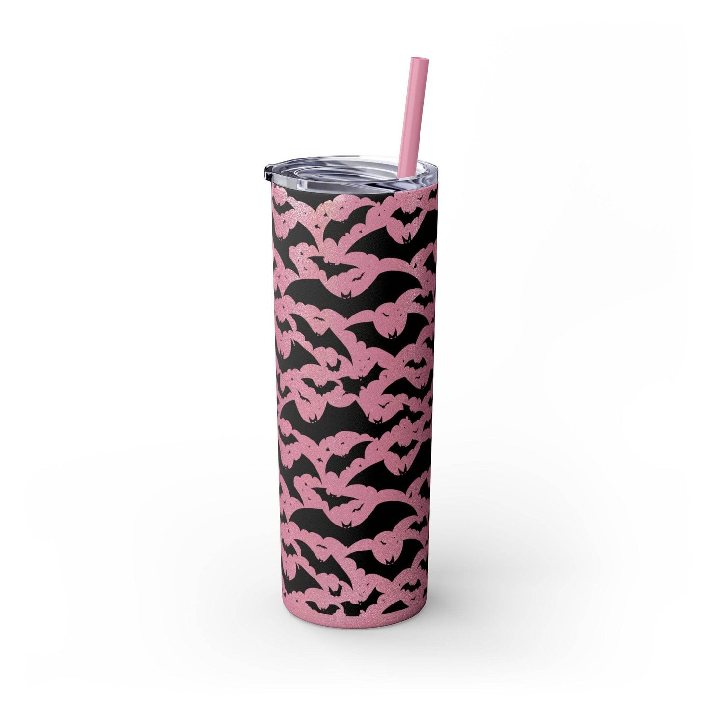 Halloween Bats Skinny 20oz Tumbler with Straw - DeRose Seasonal