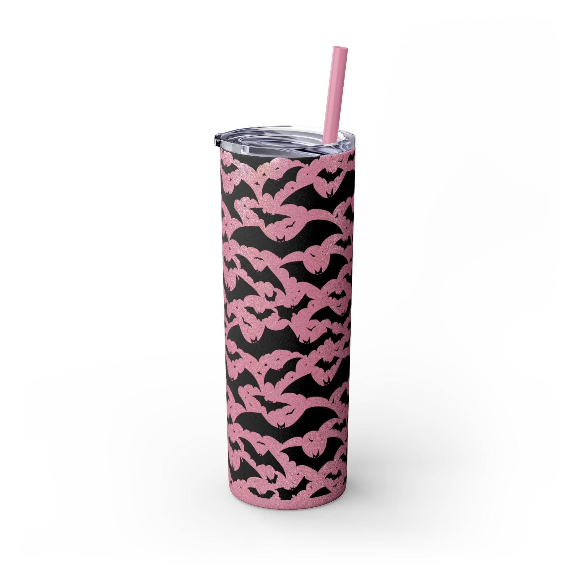 Halloween Bats Skinny 20oz Tumbler with Straw - DeRose Seasonal