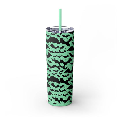 Halloween Bats Skinny 20oz Tumbler with Straw - DeRose Seasonal
