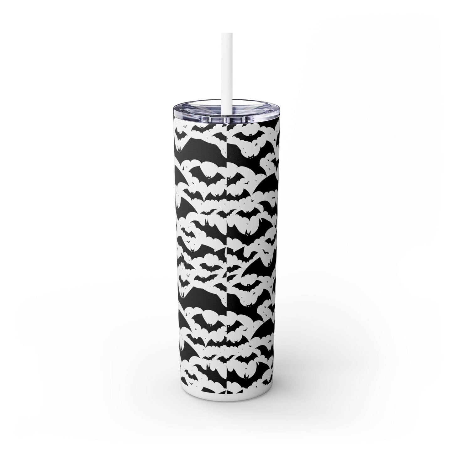 Halloween Bats Skinny 20oz Tumbler with Straw - DeRose Seasonal