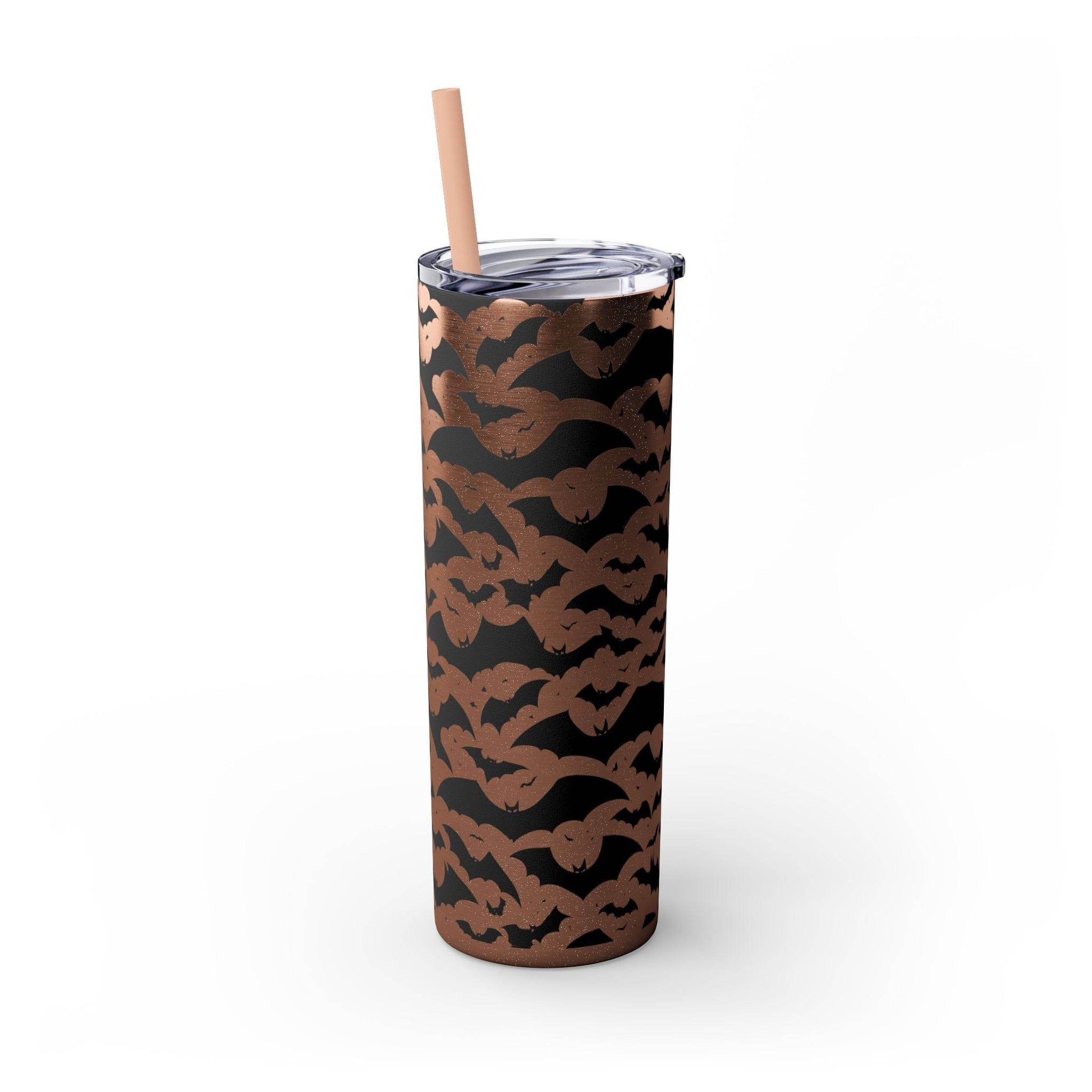 Halloween Bats Skinny 20oz Tumbler with Straw - DeRose Seasonal