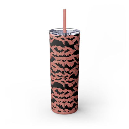 Halloween Bats Skinny 20oz Tumbler with Straw - DeRose Seasonal