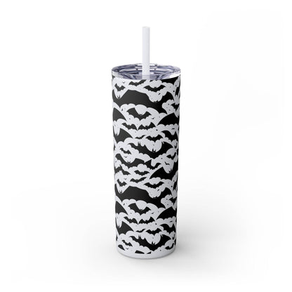 Halloween Bats Skinny 20oz Tumbler with Straw - DeRose Seasonal
