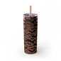 Halloween Bats Skinny 20oz Tumbler with Straw - DeRose Seasonal