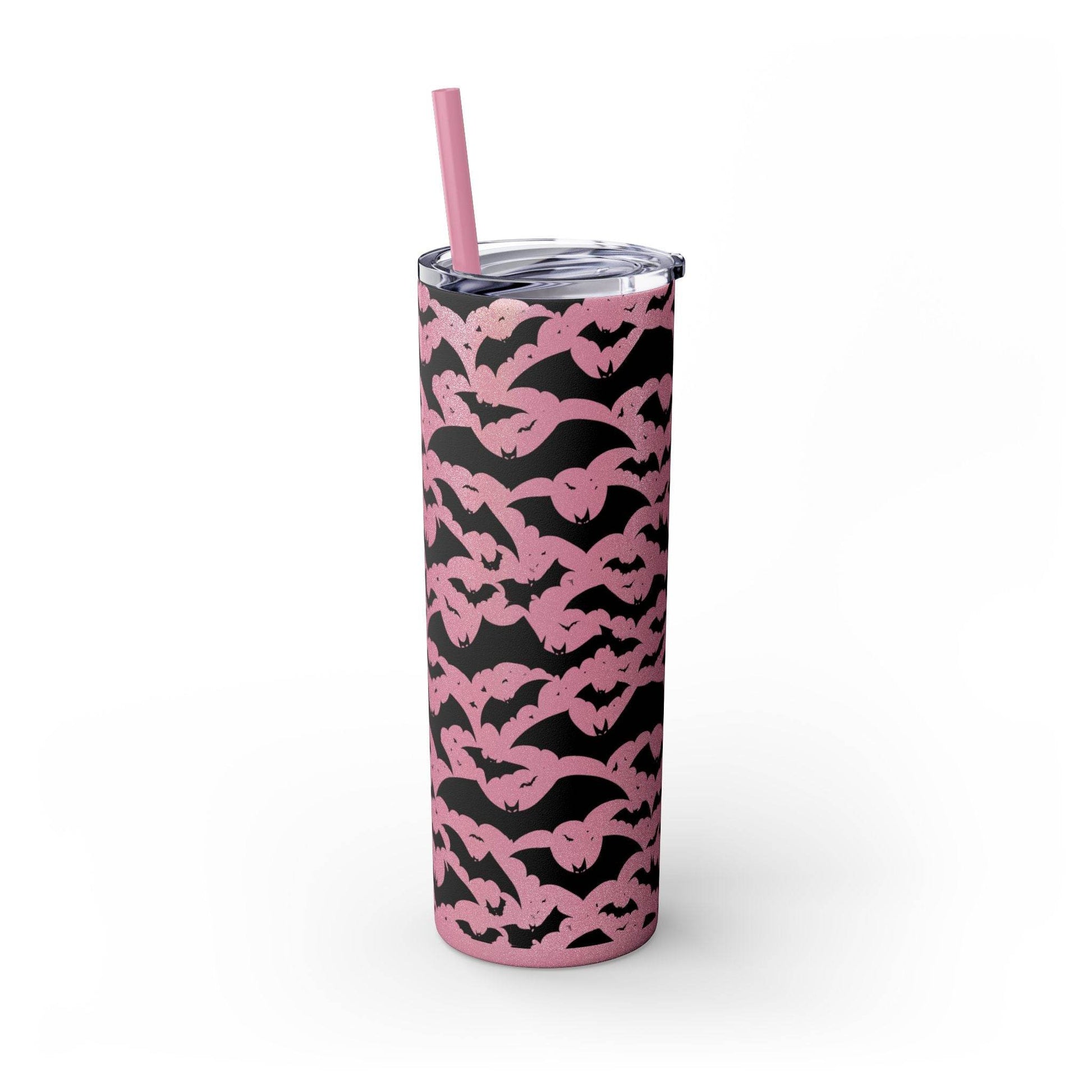 Halloween Bats Skinny 20oz Tumbler with Straw - DeRose Seasonal
