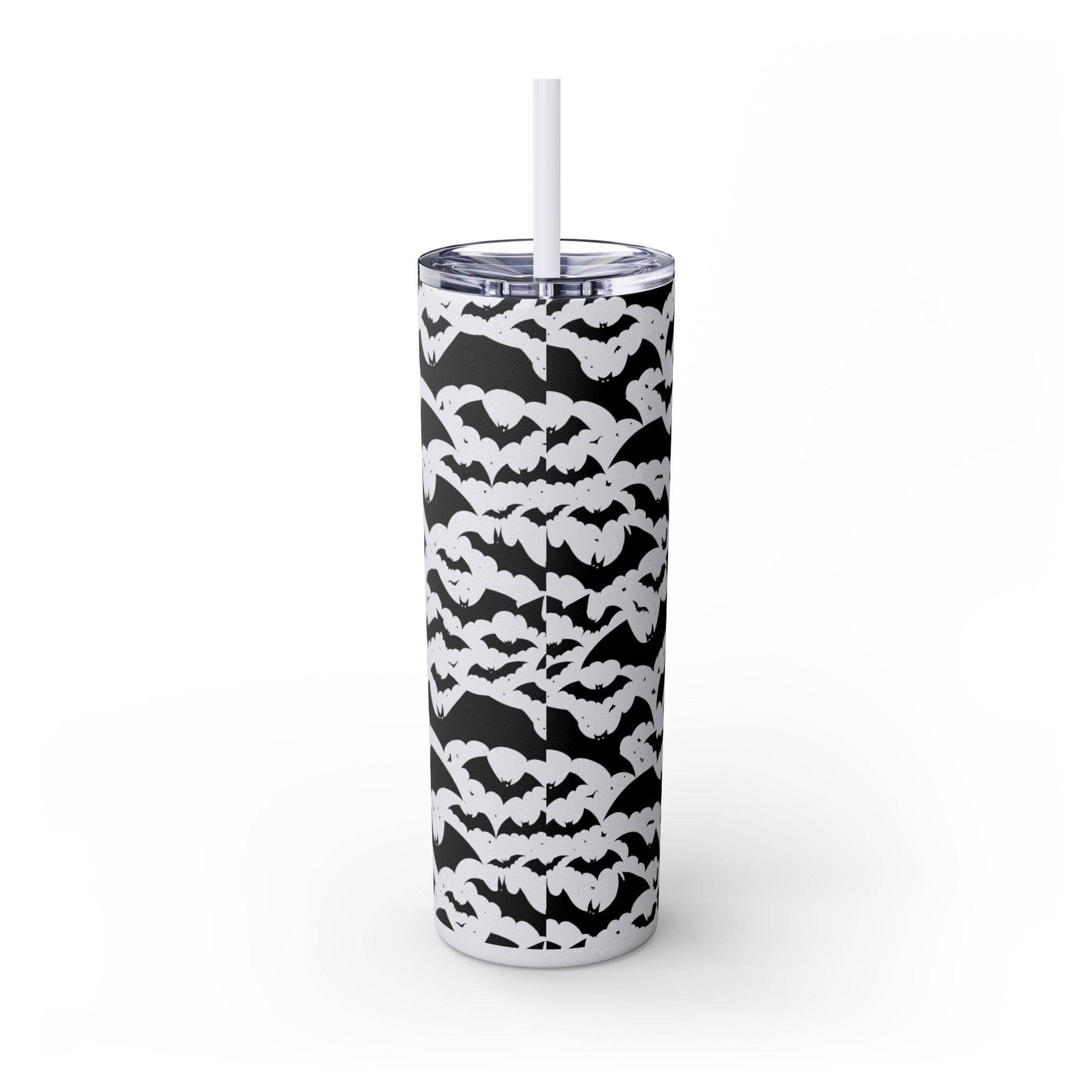 Halloween Bats Skinny 20oz Tumbler with Straw - DeRose Seasonal