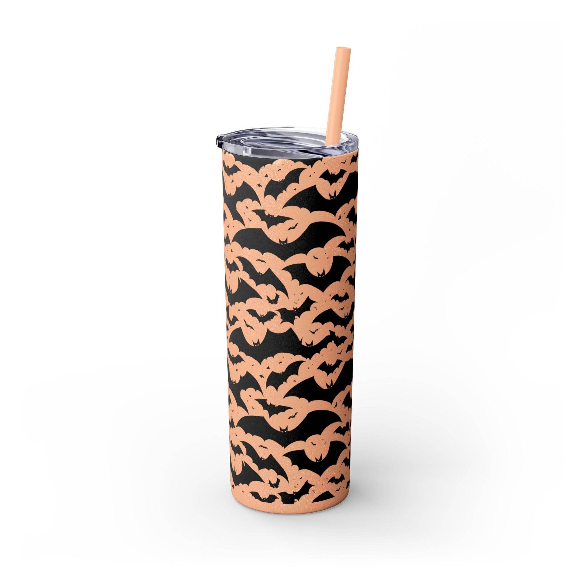 Halloween Bats Skinny 20oz Tumbler with Straw - DeRose Seasonal