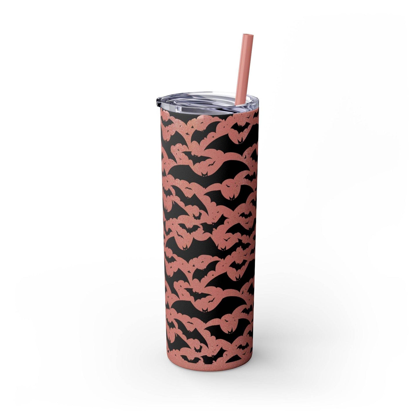 Halloween Bats Skinny 20oz Tumbler with Straw - DeRose Seasonal