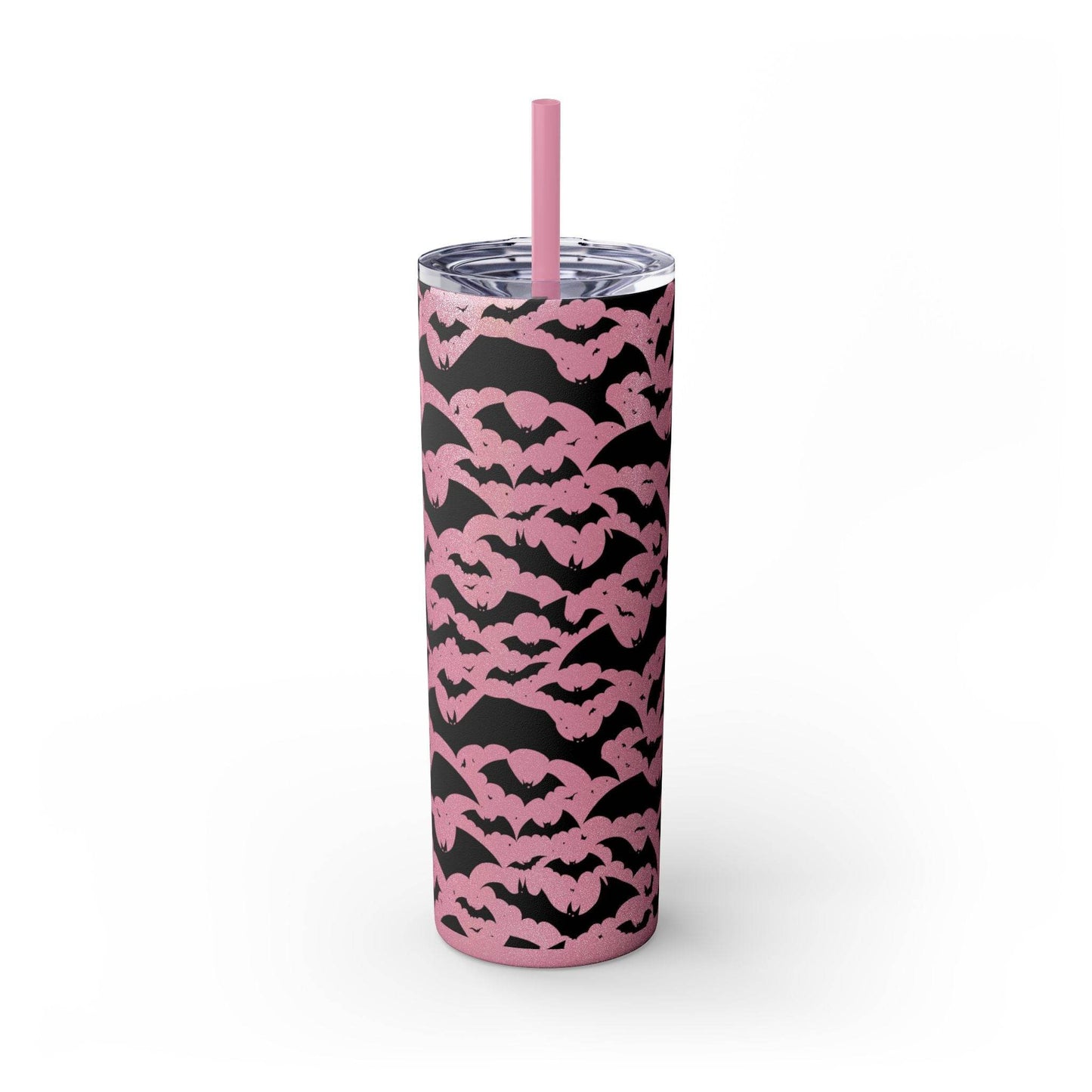 Halloween Bats Skinny 20oz Tumbler with Straw - DeRose Seasonal