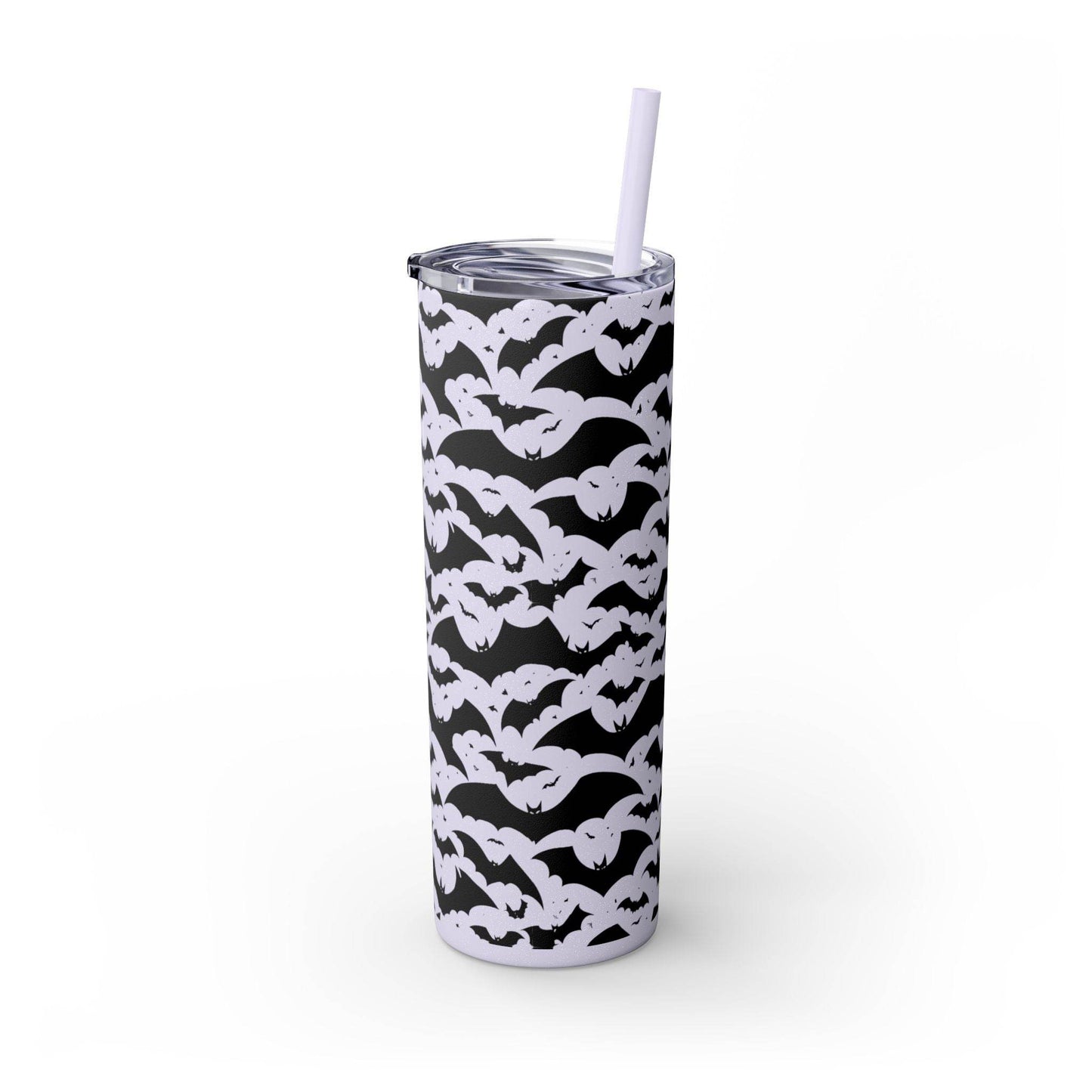 Halloween Bats Skinny 20oz Tumbler with Straw - DeRose Seasonal