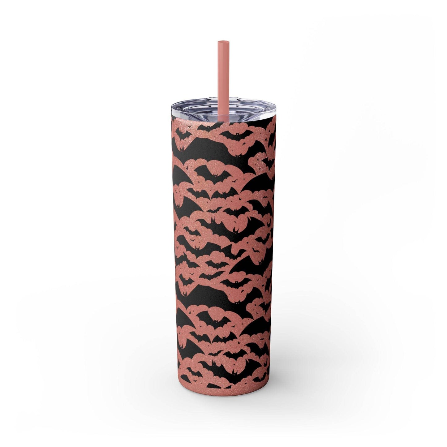Halloween Bats Skinny 20oz Tumbler with Straw - DeRose Seasonal