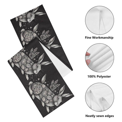 Big Abstract Bunny Polyester Table Runner - DeRose Seasonal