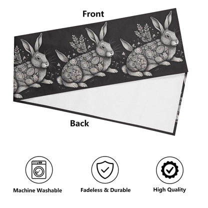 Big Abstract Bunny Polyester Table Runner - DeRose Seasonal