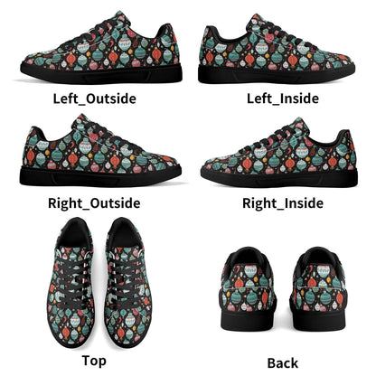 Big Ornament Adult Lightweight Brand Low Top Leather Shoes - DeRose Seasonal