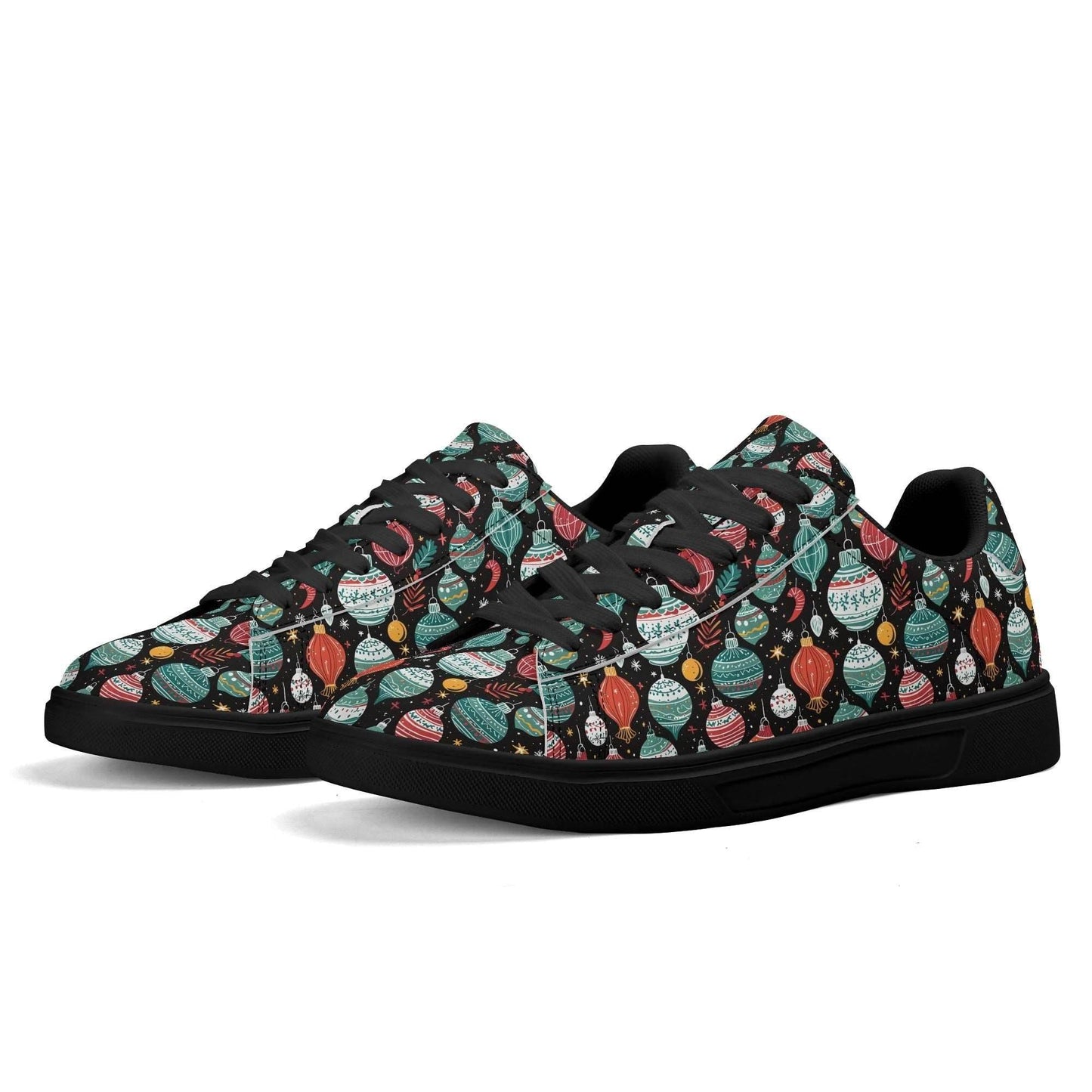 Big Ornament Adult Lightweight Brand Low Top Leather Shoes - DeRose Seasonal