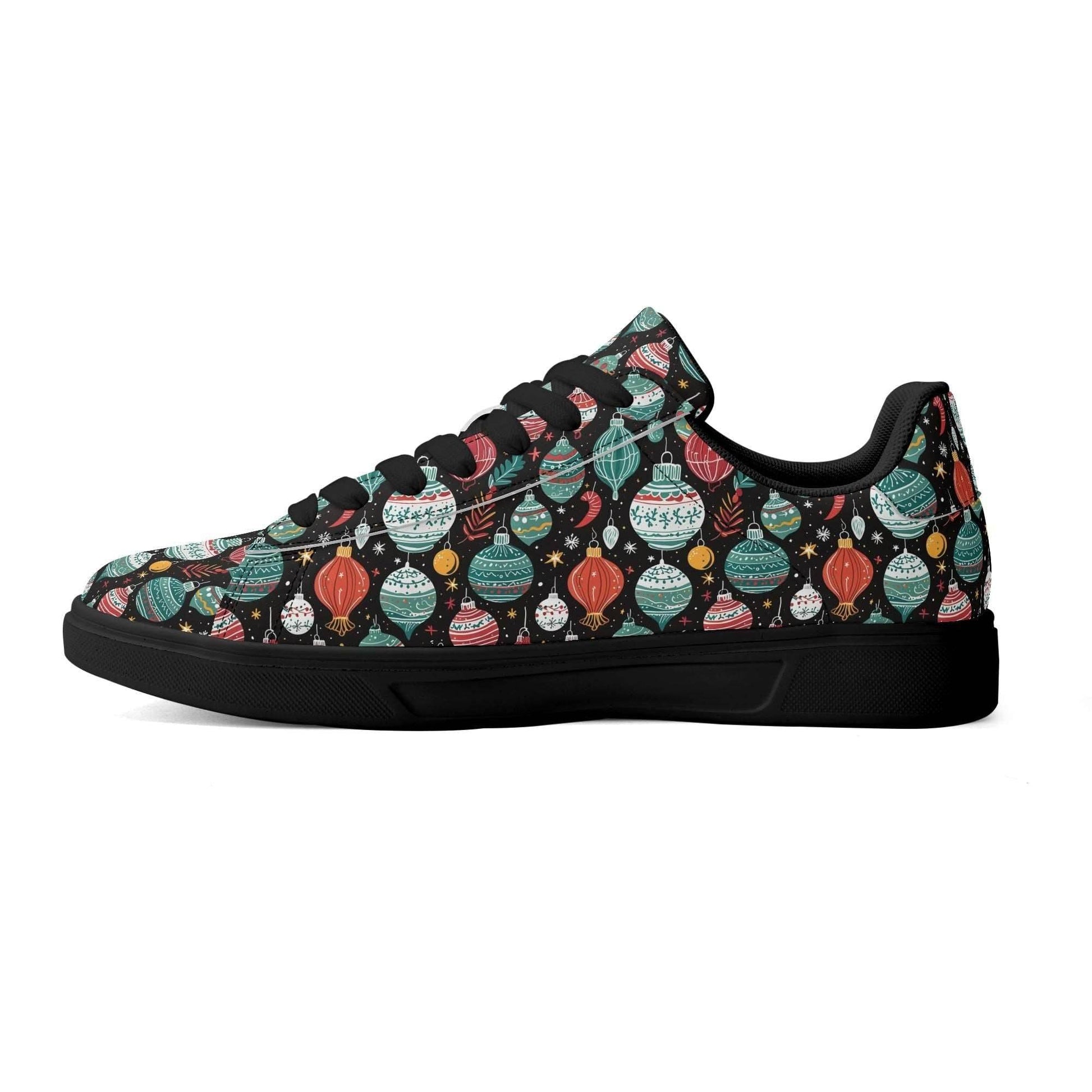 Big Ornament Adult Lightweight Brand Low Top Leather Shoes - DeRose Seasonal