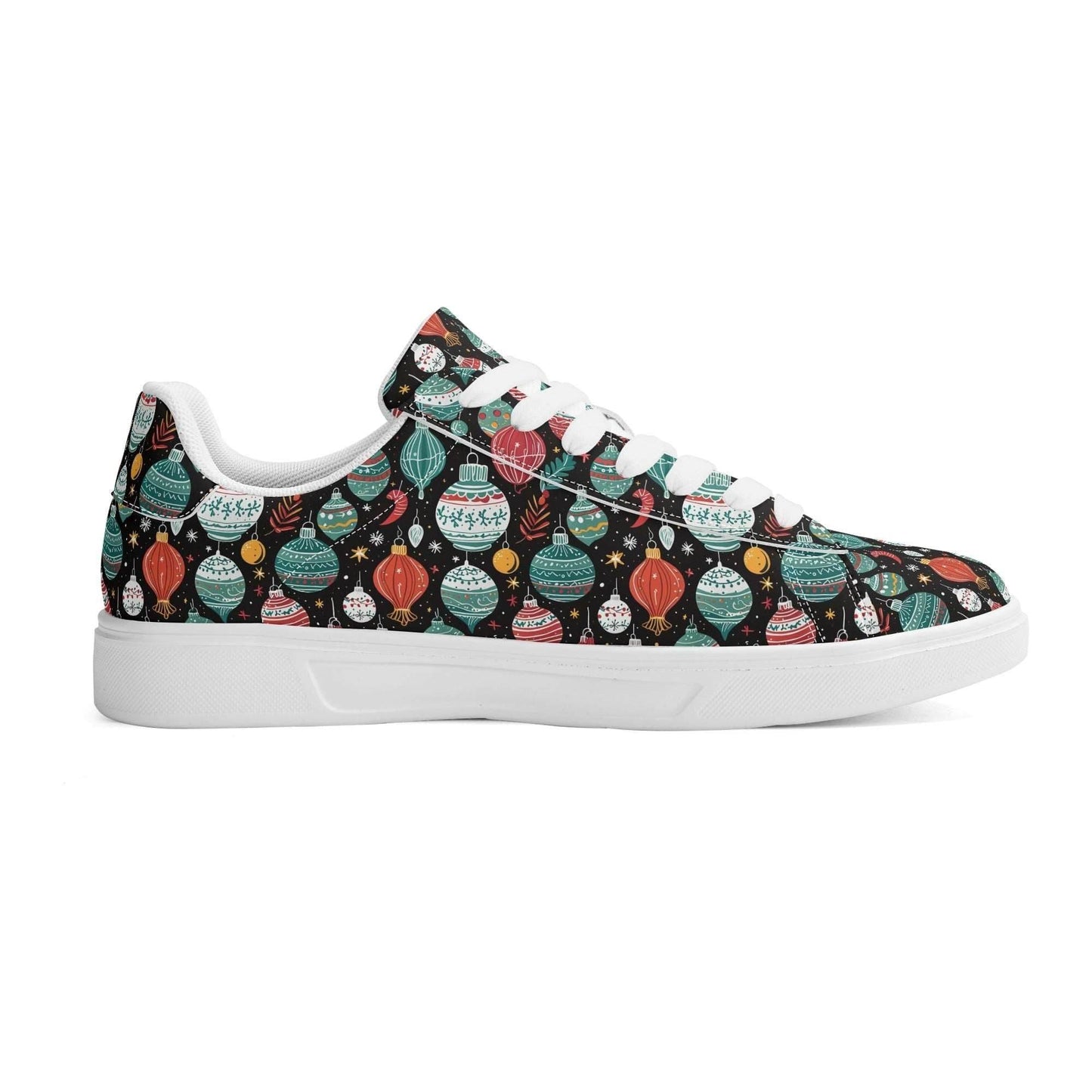Big Ornament Adult Lightweight Brand Low Top Leather Shoes - DeRose Seasonal