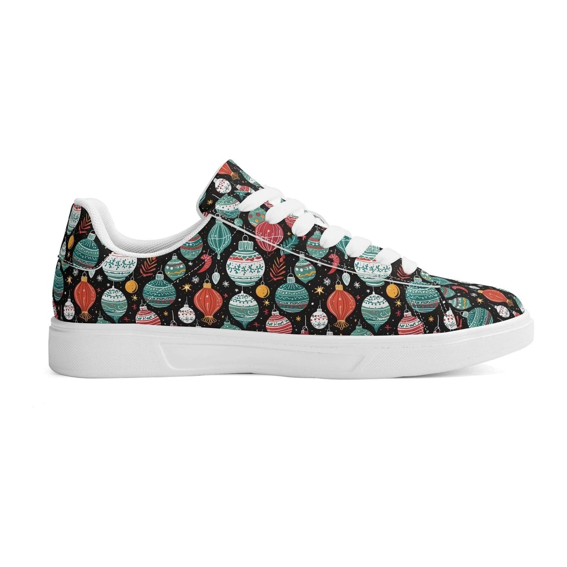 Big Ornament Adult Lightweight Brand Low Top Leather Shoes - DeRose Seasonal