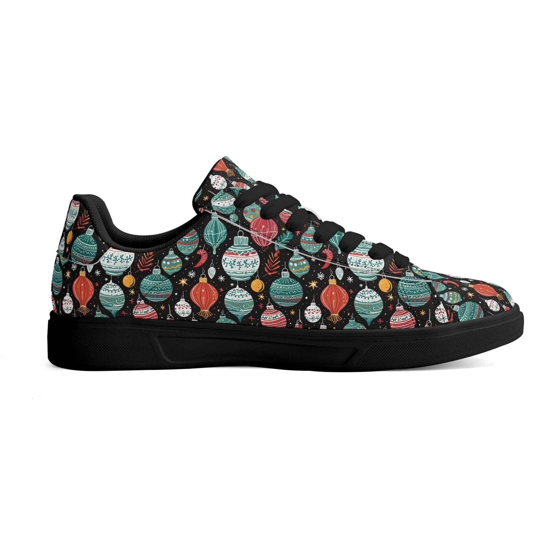 Big Ornament Adult Lightweight Brand Low Top Leather Shoes - DeRose Seasonal