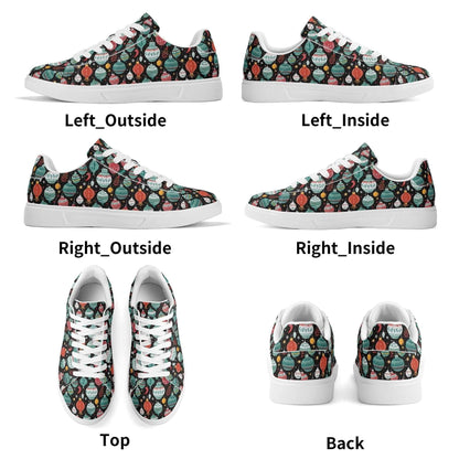 Big Ornament Adult Lightweight Brand Low Top Leather Shoes - DeRose Seasonal