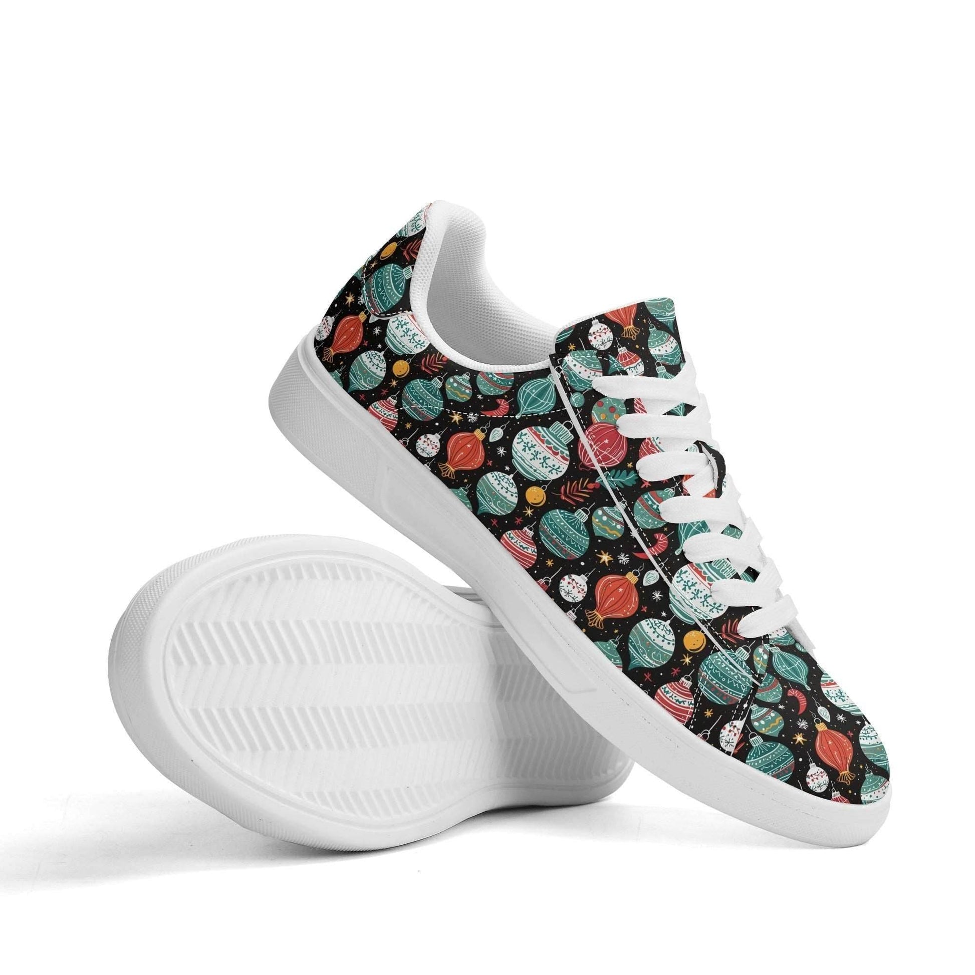 Big Ornament Adult Lightweight Brand Low Top Leather Shoes - DeRose Seasonal