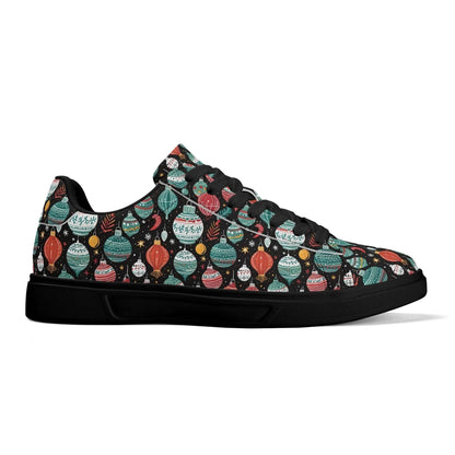Big Ornament Adult Lightweight Brand Low Top Leather Shoes - DeRose Seasonal