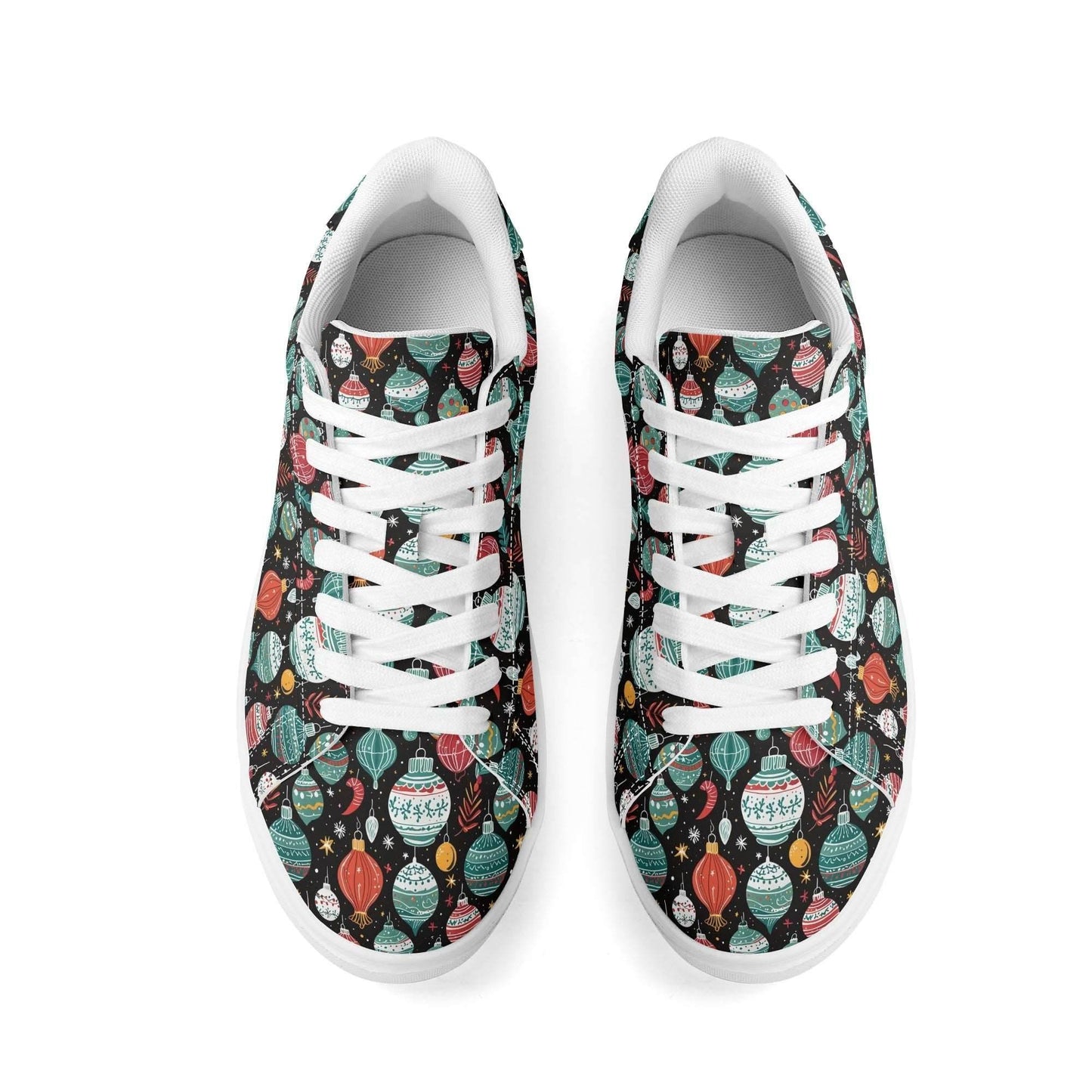 Big Ornament Adult Lightweight Brand Low Top Leather Shoes - DeRose Seasonal