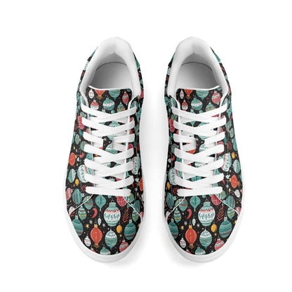 Big Ornament Adult Lightweight Brand Low Top Leather Shoes - DeRose Seasonal