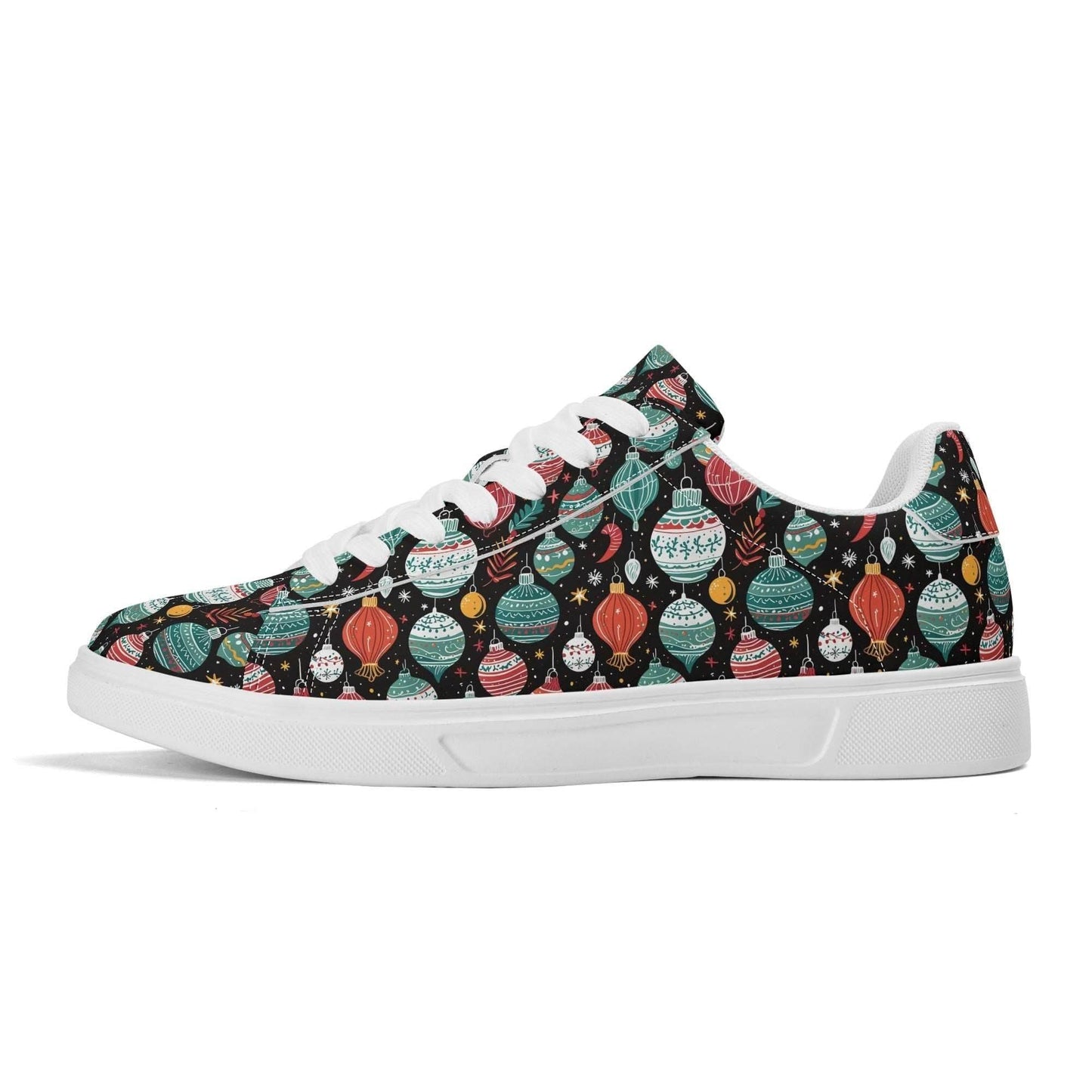 Big Ornament Adult Lightweight Brand Low Top Leather Shoes - DeRose Seasonal