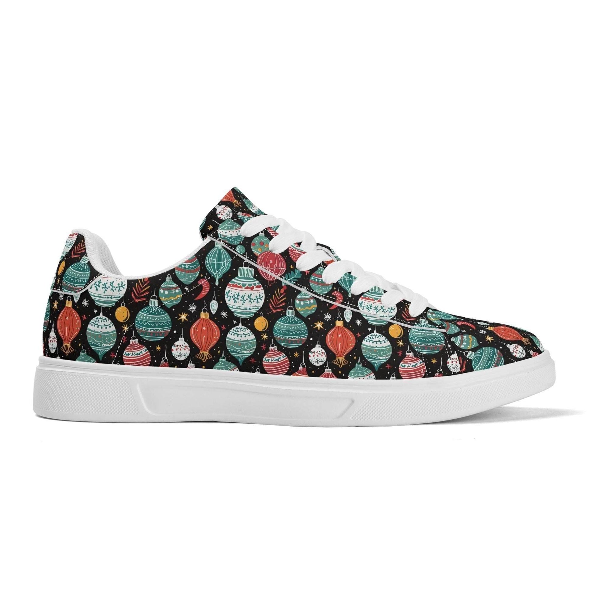 Big Ornament Adult Lightweight Brand Low Top Leather Shoes - DeRose Seasonal