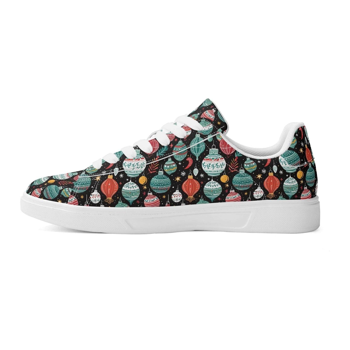 Big Ornament Adult Lightweight Brand Low Top Leather Shoes - DeRose Seasonal
