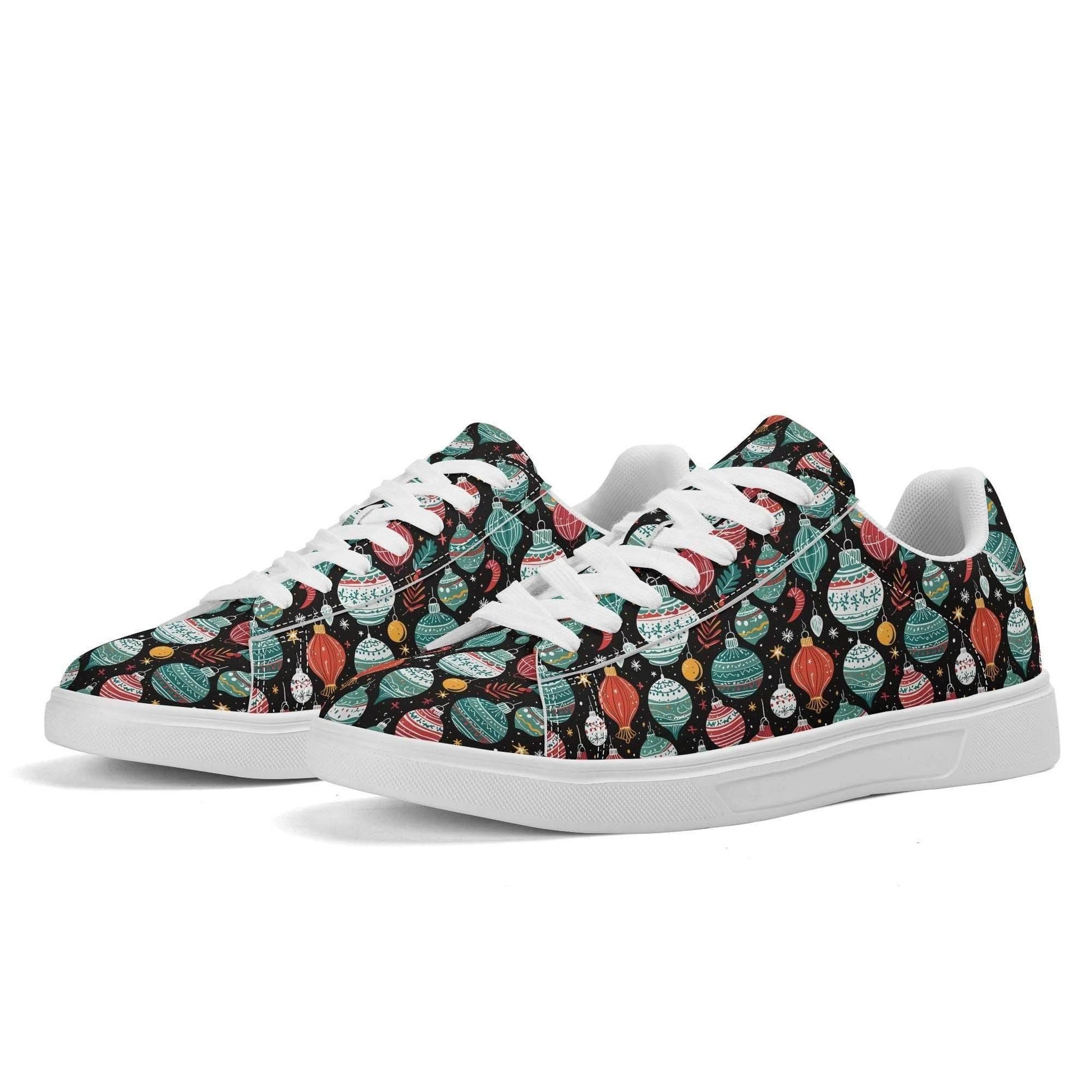 Big Ornament Adult Lightweight Brand Low Top Leather Shoes - DeRose Seasonal