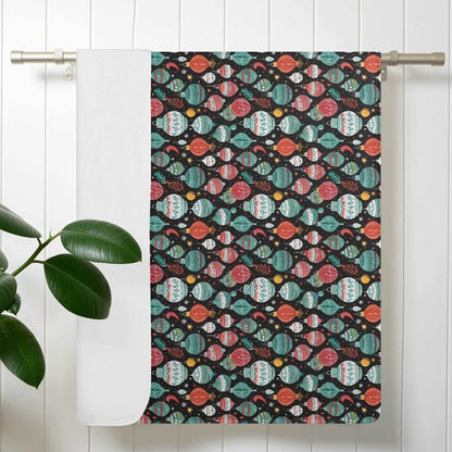 Big Ornament Bath Towel - DeRose Seasonal