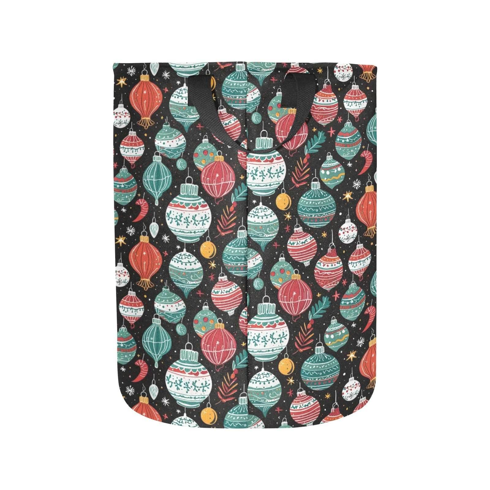 Big Ornament Polyester Laundry and Blanket Basket - DeRose Seasonal