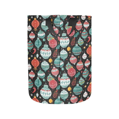 Big Ornament Polyester Laundry and Blanket Basket - DeRose Seasonal