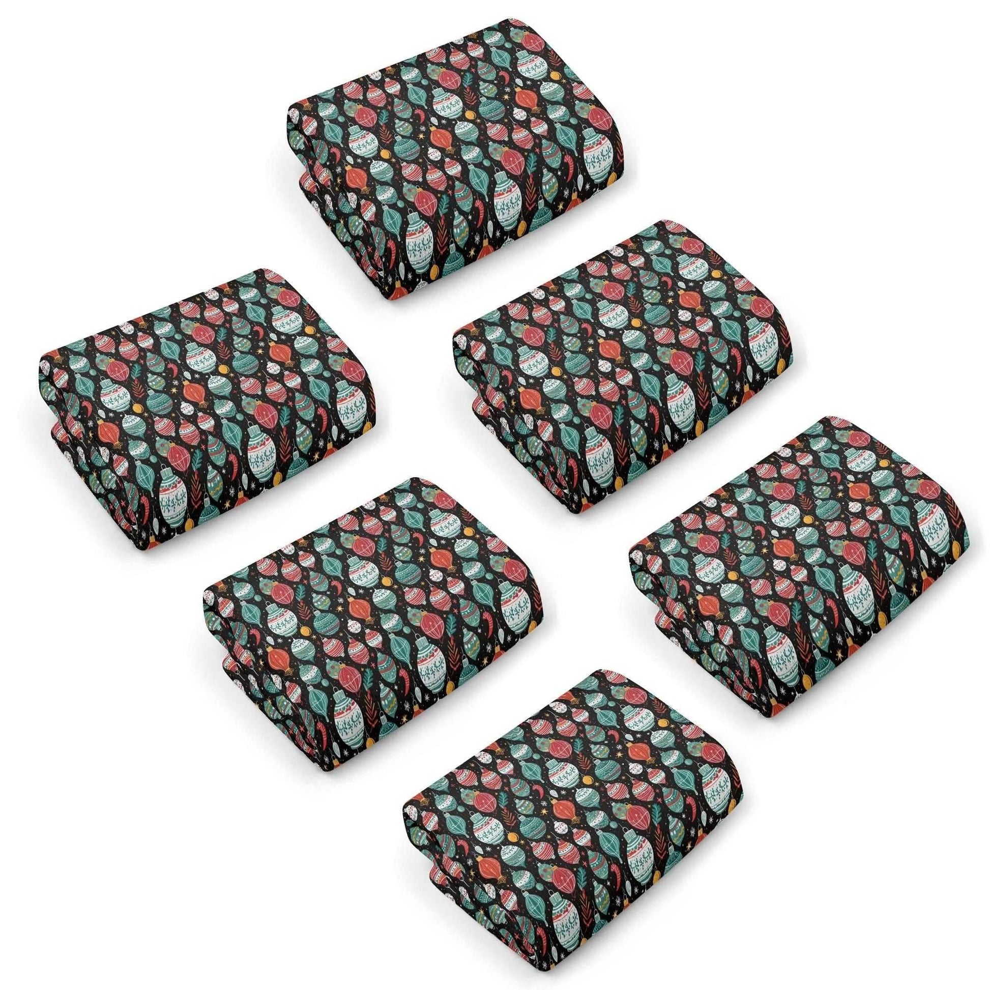 Big Ornament Hand Towels (6 Pcs) - DeRose Seasonal